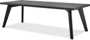 Masa design LUX din lemn de stejar Biot negru, 240x100 114472 HZ