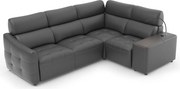 Coltar lemn masiv Davos, 262 × 100 × 221 cm - Stânga