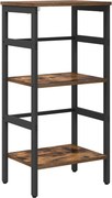 vidaXL Raft pentru cărți Stejar fumuriu 40 x 29,5 x 81 cm