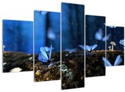 Tablou cu fluturi alabstre (150x105 cm)