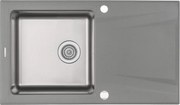 Chiuvetă granit-inox, 1-cuvă cu picurător, Prime, ZSR_S113