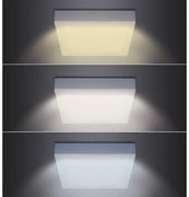 Solight WD173 - Plafonieră LED/18W/230V 3000/4000/6000K 22x22 cm albă