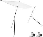 vidaXL Set extensie parasolar T-Top, alb, 174x205x(115-194) cm