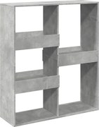 vidaXL Bibliotecă/Separator cameră, gri beton, 100x33x115 cm