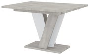 Masă de sufragerie Venag (gri deschis + Alb) (pentru 4 până la 6 persoane). 1055270
