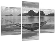 Tablou - Hamac pe plajă (90x60 cm)