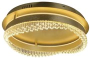 Plafonieră LED, 36 W/230 V, Ø 43 cm, auriu