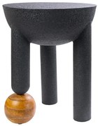 Masuta Laterala, Metal, Lemn, ABSTRACT 50cm