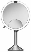 Simplehuman Oglindă reîncărcabilă Sensor Triodiametru 20 cm, inox