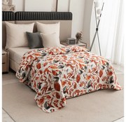 Cuvertura de pat cu model AUTUMN LEAVES, colorata Dimensiune: 170 x 210 cm