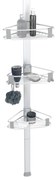 Raft de dus telescopic PURIO, pe colt, 3 niveluri, WENKO