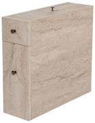 Dulap de baie MELODY, decor marmură bej