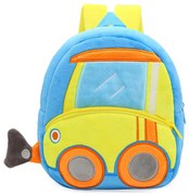 Ghiozdan pentru prescolari din plus, Bleu, Bulldozer - GPC-25