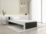 Pat de o persoana IKAROS 90 x 200 cm, antracit/alb Saltele: Fara saltea, Somiera pat: Fara somiera