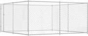 vidaXL Padoc pentru câini de exterior, 383x383x185 cm