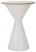Măsuță auxiliară rotundă cu blat ceramic ø 44 cm Fush – Mauro Ferretti
