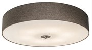 Plafonieră rustică taupe 70 cm - Drum Jute