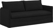 vidaXL Canapea Negru 196 x 82 x 85 cm țesătură