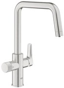 GROHE 30595DC0 - Baterie pentru chiuvetă BLUE PURE din oțel inoxidabil