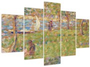 Tablou - Georges Seurat, Study for "La Grande Jatte", reproducere (150x105 cm)