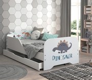 Pat complet pentru copii 140 x 70 cm - STEGOZAUR
