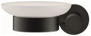 Duravit 99174600 - Săpunieră de perete D-CODE, stânga, negru mat