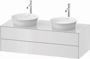 Duravit White Tulip dulap 130x55x40.8 cm sub chiuveta pe perete alb WT4988B8585