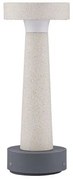 Stalp LED din ciment pentru exterior IP65 Cram White H-30cm