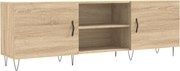 vidaXL Comodă TV, stejar sonoma, 150x30x50 cm, lemn compozit