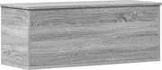 vidaXL Cutie de depozitare, gri sonoma, 90x35x35 cm, lemn prelucrat