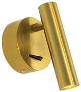 Aplica moderna cu spot LED directionabil Hotel aurie