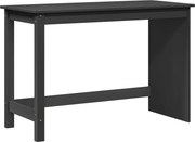 vidaXL Birou Gri 112 x 50 x 75 cm Lemn de pin masiv