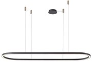 Lustră LED dimabilă pe cablu ELENA LED/50W/230V 120 cm negru Azzardo AZ5055