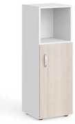 Dulap mediu Manager 39,9 x 42,2 x 119,5 cm, dreapta, salcâm deschis / alb