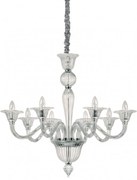 Candelabru elegant cu 8 brate BRIGITTA SP8 TRASPARENTE 199382 IDL