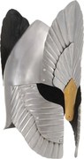 vidaXL Coif cavaler medieval, fantezie, jocuri roluri, argintiu, oțel