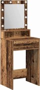 vidaXL Masă de Machiaj Lemn vechi 50 x 41 x 135 cm Lemn compozit