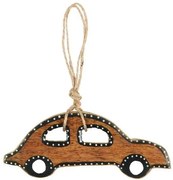 IB Laursen Decoratiune agatata din lemn de mango CAR maro