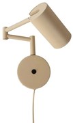 Aplica perete din metal cu brat articulat Bilbao bej