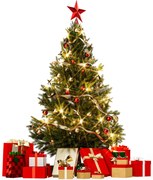 Deuba Pom de Crăciun artificial 150 cm + suport de lemn