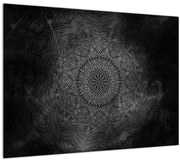 Tablou pe sticlă -Mandala mistică (70x50 cm)