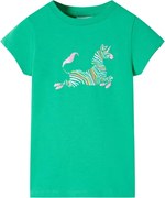 vidaXL Tricou pentru copii, verde, 116