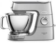 Mixer planetar Kenwood Chef KVC85.004SI, 1200 W, 3.5/5 L, 9 viteze, Pulse, Cantar incorporat, 2 boluri, Argint