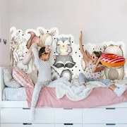 INSPIO Animale din pădure - autocolant deasupra patului