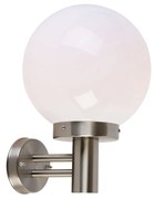Aplică modernă de perete pentru exterior din oțel inoxidabil IP44 - Sfera