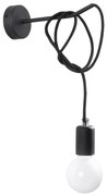 Aplică perete EDISON 1xE27/60W/230V negru