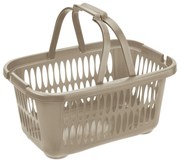 Tontarelli Coș pentru rufe curate COVER LINE cumâner  19,4 l, maro