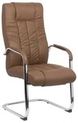 Scaun de conferinta OMAN piele ecologica, Wenge