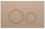Clapeta de actionare Geberit Sigma40 Slim rosu-auriu finisaj periat