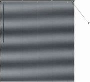 vidaXL Jaluzele venetiene Manual Gri închis 175 x 155 cm Aluminiu